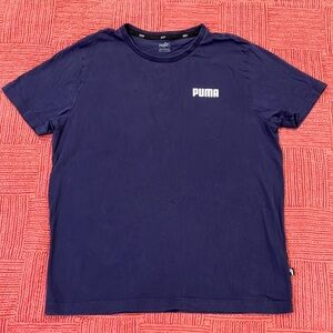 Puma faded navy Blue Short Sleeve t-shirt